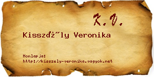 Kisszély Veronika névjegykártya